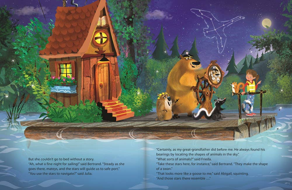 Starlit Trip to the Library
