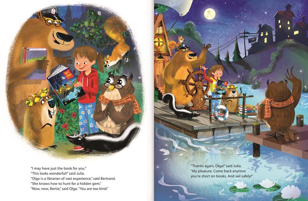 Starlit Trip to the Library