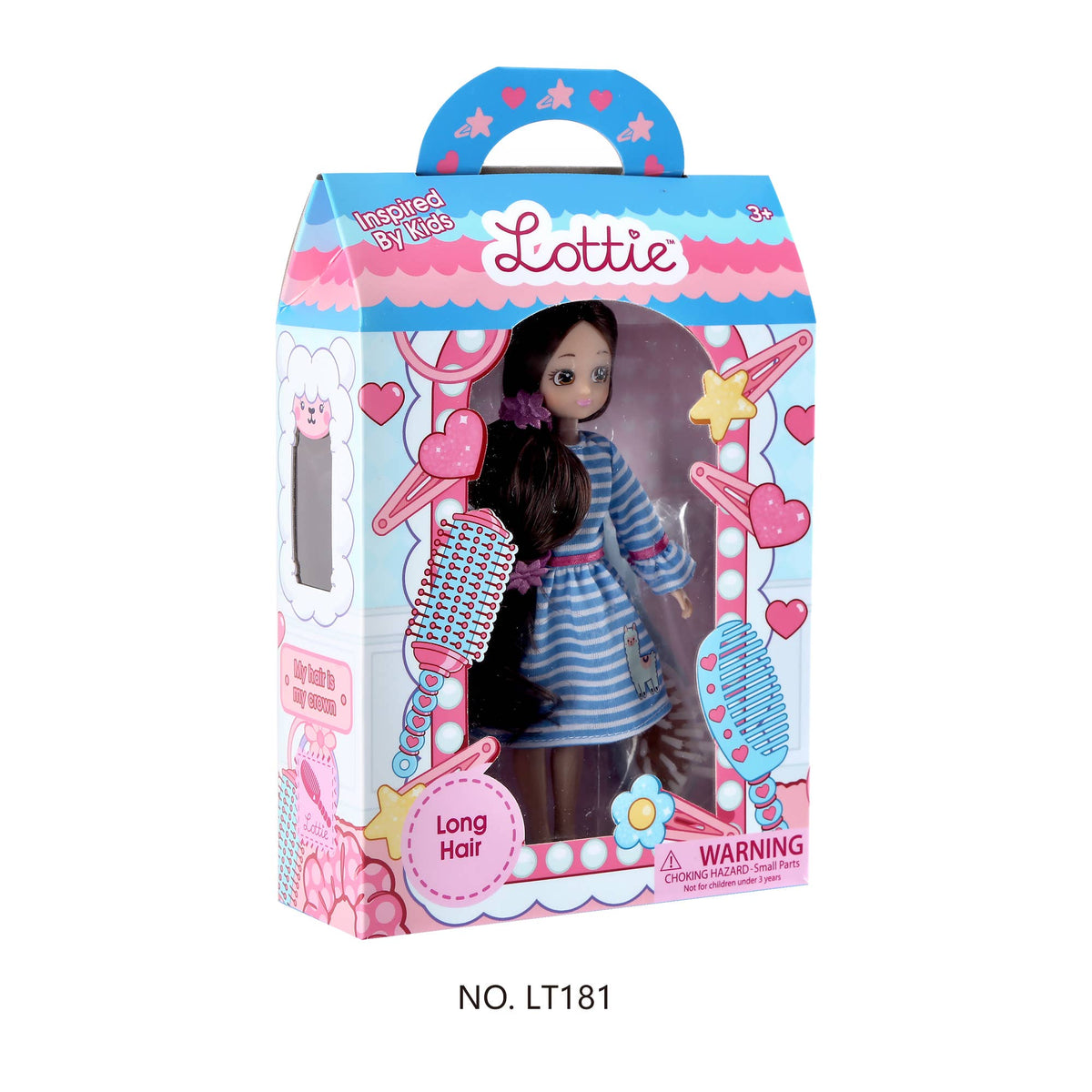 Realistic Long Hair Lottie Fashion Doll With Accessories