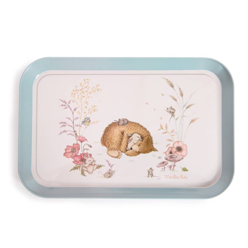 Moulin Roty Rosalies Tea Party Metal Suitcase Set Collection