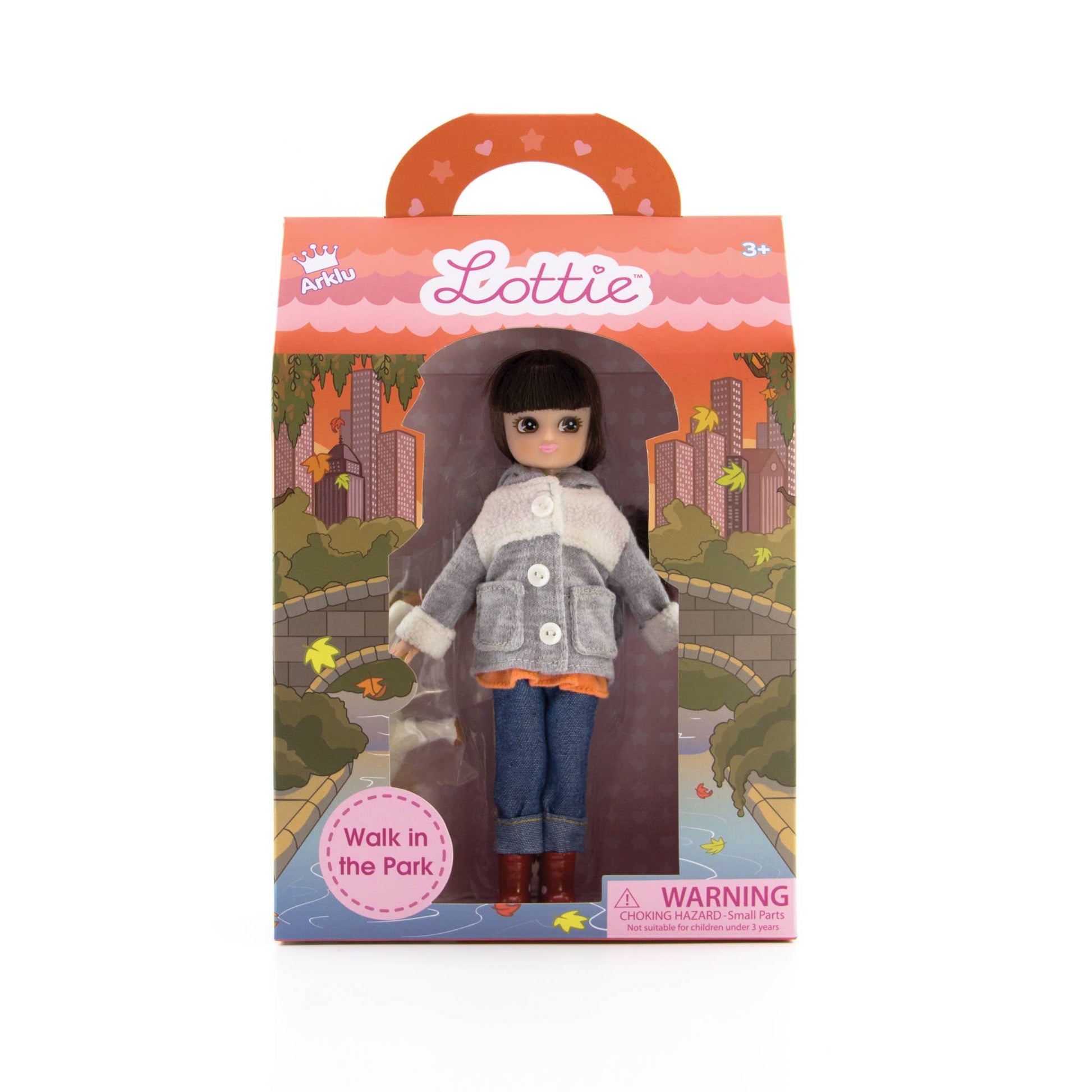 Walk in the Park Lottie Doll with Rescue Dog – Gold Collection