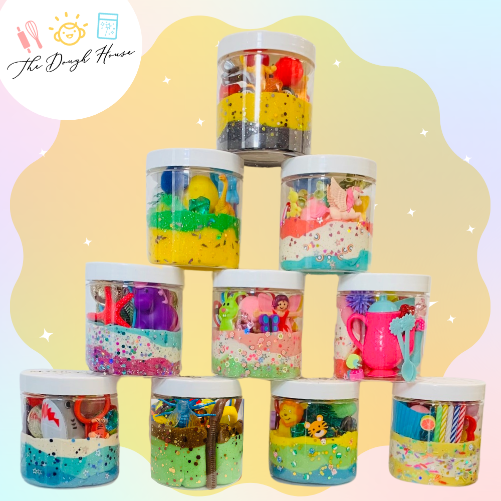 Super Size Besties Brunch Magical Jar – Sensory Dough Tea Party Play Kit