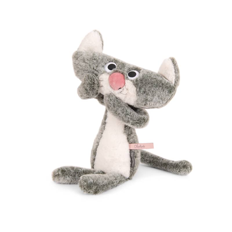 Moulin Roty Cat Plush Toy Flat Cat Stuffed Animal Collection